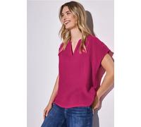 Street One Frauen Musselin-Bluse in Pink, Gr: 36