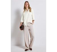 Street One Frauen Musselin Hemdbluse in Weiß, Gr: 42