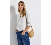 Street One Frauen Musselin Hemdbluse in Weiß, Gr: 46