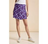 Street One Frauen Print Hosenrock in Multicolour|Lila, Gr: 40