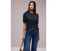Pullover in Unifarbe Schwarz 40