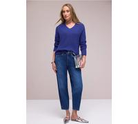 Street One Pullover in Unifarbe Amparo Blue 42