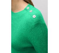 Street One Frauen Pullover mit Knopfdetail in Grün, Gr: 44