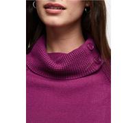 Rollkragenpullover STREET ONE, Damen, Gr. 36, berry paradise, Stoff, 30% Polyester, 29% Polyacryl, 21% Viskose, 20% Nylon, unifarben, normal normal, hoch geschlossener Ausschnitt, Strickbündchen, Pull