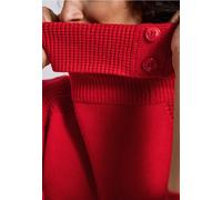 Rollkragenpullover STREET ONE, Damen, Gr. 40, racing rot, Stoff, 30% Polyester, 29% Polyacryl, 21% Viskose, 20% Nylon, unifarben, normal normal, hoch geschlossener Ausschnitt, Strickbündchen, Pullover