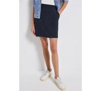 Street One Frauen Rock in Unifarbe in Blau, Gr: 46