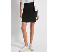 Street One Frauen Rock in Unifarbe in Schwarz, Gr: 32