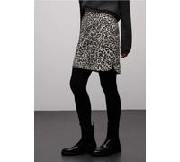 Street One Frauen Rock in Wolloptik mit Nieten in Beige, Gr: 38
