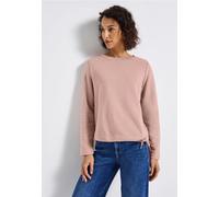 Street One Frauen Rundhals Sweatshirt in Rosa, Gr: 44