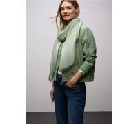 Schal STREET ONE, Damen, Gr. onesize, schwarz mint grün, Stoff, 95% Polyester, 5% Metallfasern, Modetücher Schal, mit Farbverlauf (63094428-0) schwarz mint grün