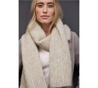 Street One Frauen Schal mit Pailletten in Beige, Gr: One size