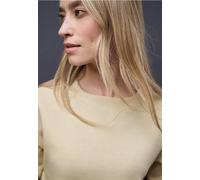 Shirt mit Ripp-Detail Beige 38