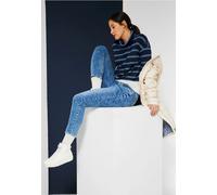 Street One Frauen Shirt mit Rollkragen in Blau, Gr: 44