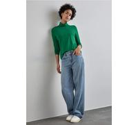 Street One Frauen Shirt mit Rollkragen in Grün, Gr: 46