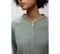 Street One Frauen Silk-Look Jacke mit Zipper in Grün, Gr: 44