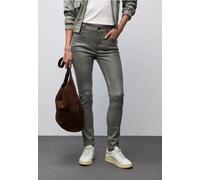 Street One Frauen Slim Fit Coated Hose in Grün, Gr: 44