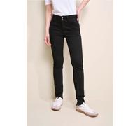 Street One Frauen Slim Fit Denim in Schwarz, Gr: 25