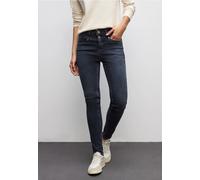 Slim-fit-Jeans STREET ONE, Damen, Gr. 24, Länge 30, blau schwarz washed, Jeans, 99% Baumwolle, 1% Elasthan, unifarben, lang, Jeans, 5-Pocket-Style (32910616-24) blau schwarz washed