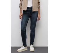 Street One Frauen Slim Fit Jeans in Blau, Gr: 26