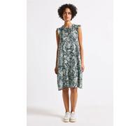 STREET ONE Damen 1408780 Gemustertes Tunika-Kleid, Arona Blue, 42