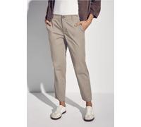 Street One Frauen Softe Twill Chino in Grau, Gr: 44
