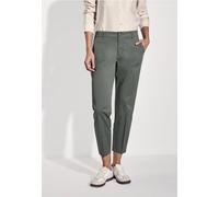 Street One Frauen Softe Twill Chino in Grün, Gr: 36