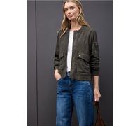 Street One Frauen Softer Cord-Blouson in Braun, Gr: 34