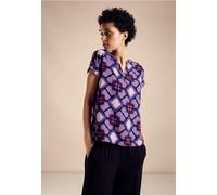 Street One Frauen Sommer Blusenshirt in Lila, Gr: 38