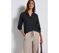 Street One Frauen Split Neck Tunika in Blau, Gr: 38