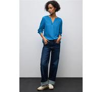 Street One Frauen Split Neck Tunika in Blau, Gr: 44