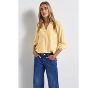 Street One Frauen Split Neck Tunika in Gelb, Gr: 34