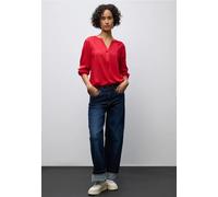 Street One Frauen Split Neck Tunika in Rot, Gr: 46
