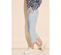 Street One Frauen Sportive 3/4 Cargohose in Blau, Gr: 32