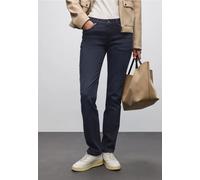 Street One Frauen Straight Leg Jeans in Blau, Gr: 34
