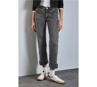 STREET ONE Damen A378404 Staright Leg Jeans,Grau,33