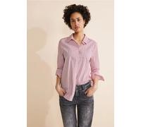 Street One Frauen Streifen Hemdbluse in Rosa, Gr: 44