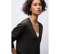 Street One Frauen Strickjacke mit V-Ausschnitt in Braun, Gr: 36