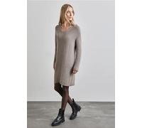 Street One Frauen Strickkleid in Beige, Gr: 46