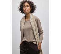 Street One Frauen Strickpullover in Braun, Gr: 42