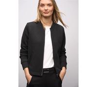 Street One Frauen Strukturjacke in Schwarz, Gr: 34