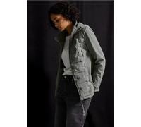 Street One Frauen Strukturmix Softshelljacke in Grün, Gr: 38