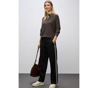 Street One Frauen Strukturpullover in Braun, Gr: 44