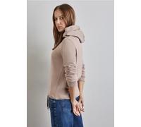 Street One Frauen Sweat Hoodie in Beige, Gr: 34