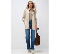 Street One Frauen Sweatjacke mit Strickdetails in Beige, Gr: 38