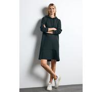 Street One Frauen Sweatkleid mit Volant in Grün, Gr: 38