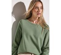 Street One Frauen Sweatshirt in Grün, Gr: 34