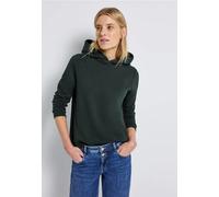 Street One Frauen Sweatshirt mit Kapuze in Grün, Gr: 34