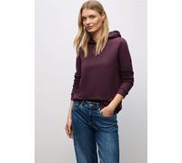 Street One Frauen Sweatshirt mit Kapuze in Rot, Gr: 34