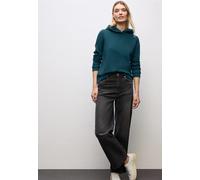 Street One Frauen Sweatshirt mit Kapuze in Türkis, Gr: 34