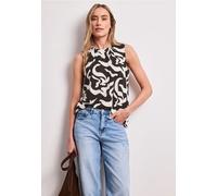 Street One Frauen Top mit Rundhals und Grafikprint in Braun, Gr: 46